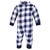 Hudson Baby Plush Jumpsuits, Blue Football