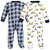 Hudson Baby Premium Quilted Zipper Sleep and Play, Construction