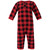 Hudson Baby Premium Quilted Coveralls, Buffalo Plaid Bear