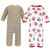 Hudson Baby Premium Quilted Coveralls, Autumn Rose