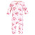 Hudson Baby Premium Quilted Coveralls, Blush Rose Leopard