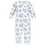 Hudson Baby Premium Quilted Coveralls, Blue Toile