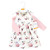 Hudson Baby Quilted Cardigan and Dress, Dusty Rose Floral