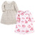 Hudson Baby Cotton Dresses, Pink Blush Rose Leopard