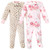 Hudson Baby Plush Sleep and Play, Blush Rose