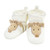 Hudson Baby Animal Fleece Booties 2-Pack, Gray Elephant Giraffe