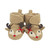 Hudson Baby Trapper Hat, Mitten and Bootie Set, Girl Reindeer