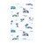 Hudson Baby Cotton Flannel Burp Cloths, Surfer Dude