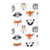 Hudson Baby Cotton Flannel Burp Cloths, Woodland Faces