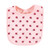 Hudson Baby Cotton Bibs, Rose