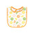 Hudson Baby Cotton Bib and Headband or Caps Set, Citrus Orange