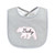 Hudson Baby Cotton Terry Drooler Bibs with Fiber Filling, Girl Moose Bear