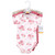 Hudson Baby Cotton Bodysuits, Blush Rose Leopard