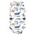 Hudson Baby Cotton Sleeveless Bodysuits, Boy Shark Types