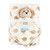 Hudson Baby Plush Blanket with Security Blanket, Lion