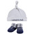 Hudson Baby Cap and Socks Set, Handsome