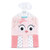 Hudson Baby Hooded Towel and Five Washcloths, Pink Owl