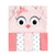 Hudson Baby Hooded Towel and Five Washcloths, Pink Owl