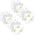 Hudson Baby Cotton Muslin Washcloths, Bees