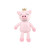 Hudson Baby Plush Bathrobe and Toy Set, Pig