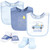 Hudson Baby Cotton Bib and Sock Set, Easter Truck