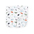 Hudson Baby Muslin Burp Cloth 7pk, Dino