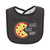 Hudson Baby Cotton Terry Drooler Bibs with Fiber Filling, Pizza Taco