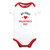 Hudson Baby Cotton Bodysuits, Boy First Valentine Easter
