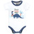Hudson Baby Cotton Bodysuit, Shorts and Shoe Set, Beach Dino