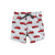 Hudson Baby Cotton Bodysuit, Shorts and Shoe Set, Firetruck Hero