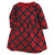 Hudson Baby Cotton Dresses, Black Red Plaid