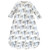 Hudson Baby Cotton Long-Sleeve Wearable Sleeping Bag, Sack, Blanket, Royal Safari