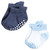 Hudson Baby Non-Skid No-Show Socks, Blue