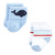 Hudson Baby Cotton Rich Newborn and Terry Socks, Sea Creatures 12-Pack