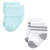 Hudson Baby Cotton Rich Newborn and Terry Socks, Sheep 12-Pack