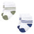 Luvable Friends Newborn and Baby Terry Socks, Orange Blue Aztec