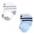 Luvable Friends Newborn and Baby Terry Socks, Red Navy Sneakers 12-Pack