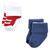 Luvable Friends Newborn and Baby Terry Socks, Red Navy Sneakers 12-Pack