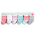 Luvable Friends Newborn and Baby Terry Socks, Coral Dots