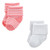 Luvable Friends Newborn and Baby Terry Socks, Coral Dots