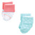 Luvable Friends Newborn and Baby Terry Socks, Coral Dots