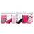 Luvable Friends Newborn and Baby Terry Socks, Navy Mary Janes
