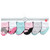 Luvable Friends Newborn and Baby Terry Socks, Mint Pink Mary Janes 12-Pack