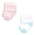 Luvable Friends Newborn and Baby Terry Socks, Coral Mint Aztec