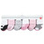 Luvable Friends Newborn and Baby Terry Socks, Pink Black Ballet 12-Pack