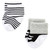 Little Treasure Newborn Socks, Tuxedo 12-Pack