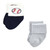 Little Treasure Newborn Socks, Baseball 12-Pack
