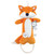 Luvable Friends Squeaky Plush Dog Toy with Rope, Fox