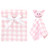 Hudson Baby Infant Girl Plush Blanket with Security Blanket, Pig