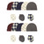 Hudson Baby Cotton Cap and Scratch Mitten Bundle Set, Football 16-Piece